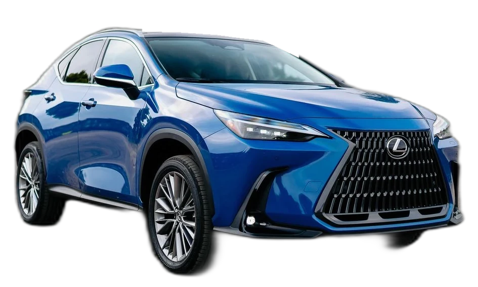 Lexus SUV biru, foto stok ilustratif